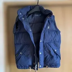 POLO RALPH LAUREN ネイビー ダウンベスト XS