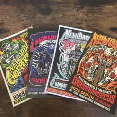NEW ORDER CHOPPER SHOW ポストカード　4枚セットのサムネイル