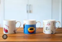 安西水丸　マグカップ3個セット