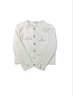 【ALUDE SELECT】gold no color tweed jacket