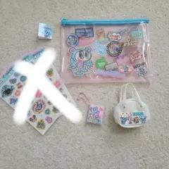ナルミヤめじるしアクセサリー　べリエちゃん　ナカムラくん シールポーチセット