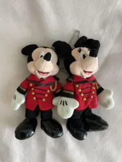 ディズニーランドホテルミッキーミニーぬいぐるみバッジセット