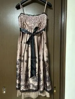 ドレスワンピース　ピンク　アンティーク