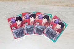 ワンピース　一番くじ　モンキー・D・ルフィ　プロモカード４枚セット