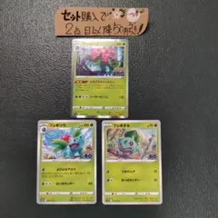 ポケモン フシギバナ フシギソウ フシギダネ ポケモンGo 各1枚番号