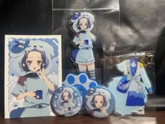 めめ村 ウパパロン 缶バッジ アクリルブロック ポストカード セット