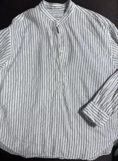 FRAMeWORK 25SS フレンチリネンバンドカラーシャツ - メルカリ
