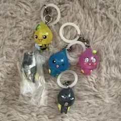 しずくちゃんめじるしアクセサリー2 セミコンプ 5個セット　どろろん　+1