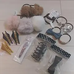 【16点セット】バレッタ ヘアゴム ヘアアクセサリー ヘアクリップ