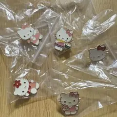 ハローキティ ピンバッジ 5個セット