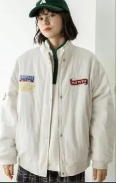 niko and ... レーサーワッペンジャケット