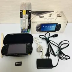 SONY PSP 1000本体とソフト4本セット　 ブラック
