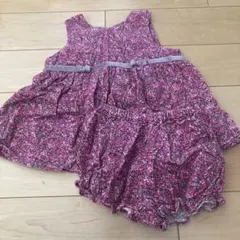 タルティーヌエショコラ　80cm リバティ柄　ワンピース　セットアップ