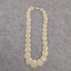 アイボリー ネックレス ビンテージ アンティーク