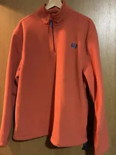 【希少/OLD GAP】90s 00s ハーフジップ フリース L オレンジ