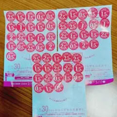 ヤマザキ春のパンまつり点数シール　90点分