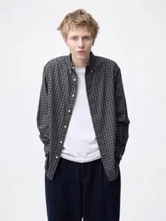 新品タグ付♡　コットンチェックシャツ