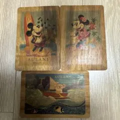 AULANI ミッキー・ミニー カード 3枚セット