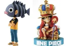ONE PIECE BASE SHOP 尾田栄一郎　ルフィ　ワーコレ　セット