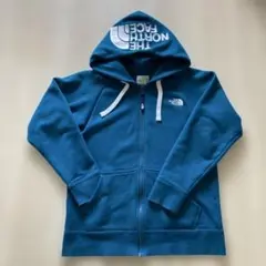 美品【the north face】パーカー　フーディー　ターコイズ　Lサイズ