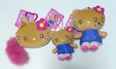 ギャルハローキティ Y2K ミニフェイスポーチ マスコットポーチ ミニマスコット