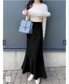 GRL ツイードマーメイドスカート［dk1058］