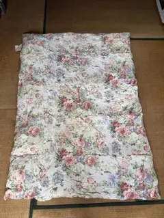 丸八真綿 シングル羽毛掛け布団 表地絹仕様 刺繍入り ソワリー - メルカリ