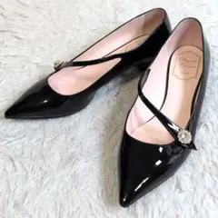 ⭐️極美品⭐️　ロジェヴィヴィエ　バックル　パンプス　ブラック　レザー　銀金具 2025年最新】ROGER VIVIERの人気アイテム - メルカリ