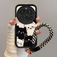 猫デザイン iPhone用ソフトケース
