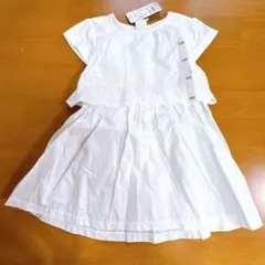 赤ちゃん本舗 半袖 ワンピース ホワイト 白 レース キッズ 100cmのサムネイル