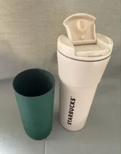 スターバックス　ステンレスタンブラー 人工皮革スリーブ付き