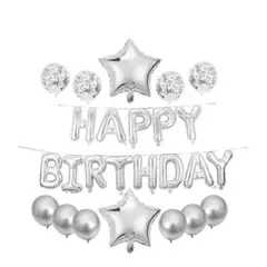 パーティーグッズ 誕生日飾り付け アルミバルーン 風船 誕生日 ;c7646;