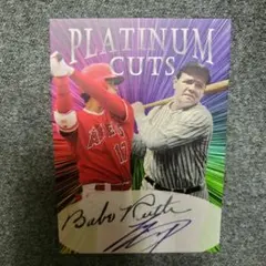 2枚セット ベーブルース 大谷翔平 コラボカードMLB ゴールド版&ノーマル版 激レア!! GOLD版】ベーブルース 大谷翔平 コラボカード 第1弾
