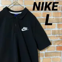 NIKE ワンポイント ロゴ 刺繍 スウッシュ 半袖 ポロシャツ スポーツ