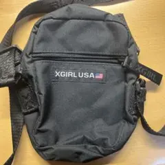 XGIRL USA ブラック ショルダーバッグ