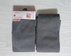 【新品未使用】ユニクロ ヒートテックニットタイツ Mサイズ グレー 2枚セット