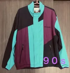 Columbia ナイロンジャケット ターコイズ/パープル