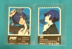 ペルソナ メモリア ビジュアルステッカー C賞 P3 結城理 有里湊