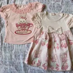 シャーリーテンプル　うさぎ　80cm セット