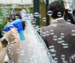 電動バブルガン6個 結婚式