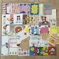 いろいろ紙ものセット③ バラメモ約40枚