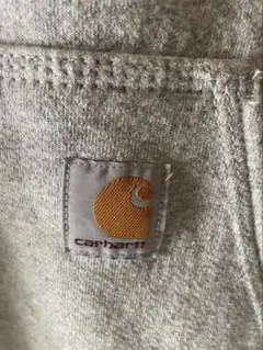 Carhartt グレー フード付きスウェット M
