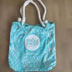 Whole Foods Market ハワイアンエコバッグ　パイナップル柄のサムネイル