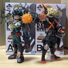 一番くじ　ヒロアカ　Fight On! 緑谷出久 爆豪勝己 フィギュア