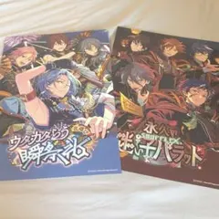 あんスタ ESストア オフィスポスター風シート 　ポストカード　特典　クレビ