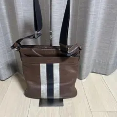 COACH コーチショルダーバッグ レザー　ブラウンF54193