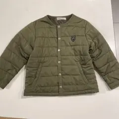 美品　D. fesense dadway ダウンジャケット 110 オリーブ