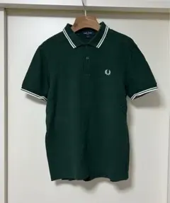 【美品】FRED PERRY ダークグリーン ポロシャツ M