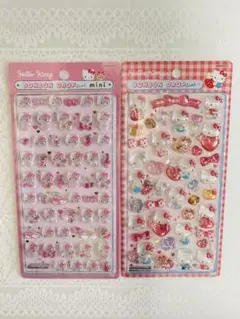 [正規品]ハローキティ大小BONBON DROPシール2set