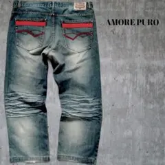 AMORE PURO メンズ デニムパンツ　４L？のサムネイル